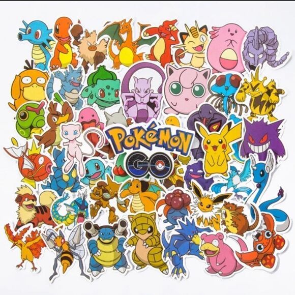 Pokémon Assorted Stickers - Picture 1 of 8